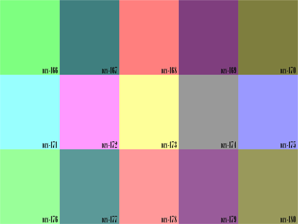 彩色磨砂膜166-180